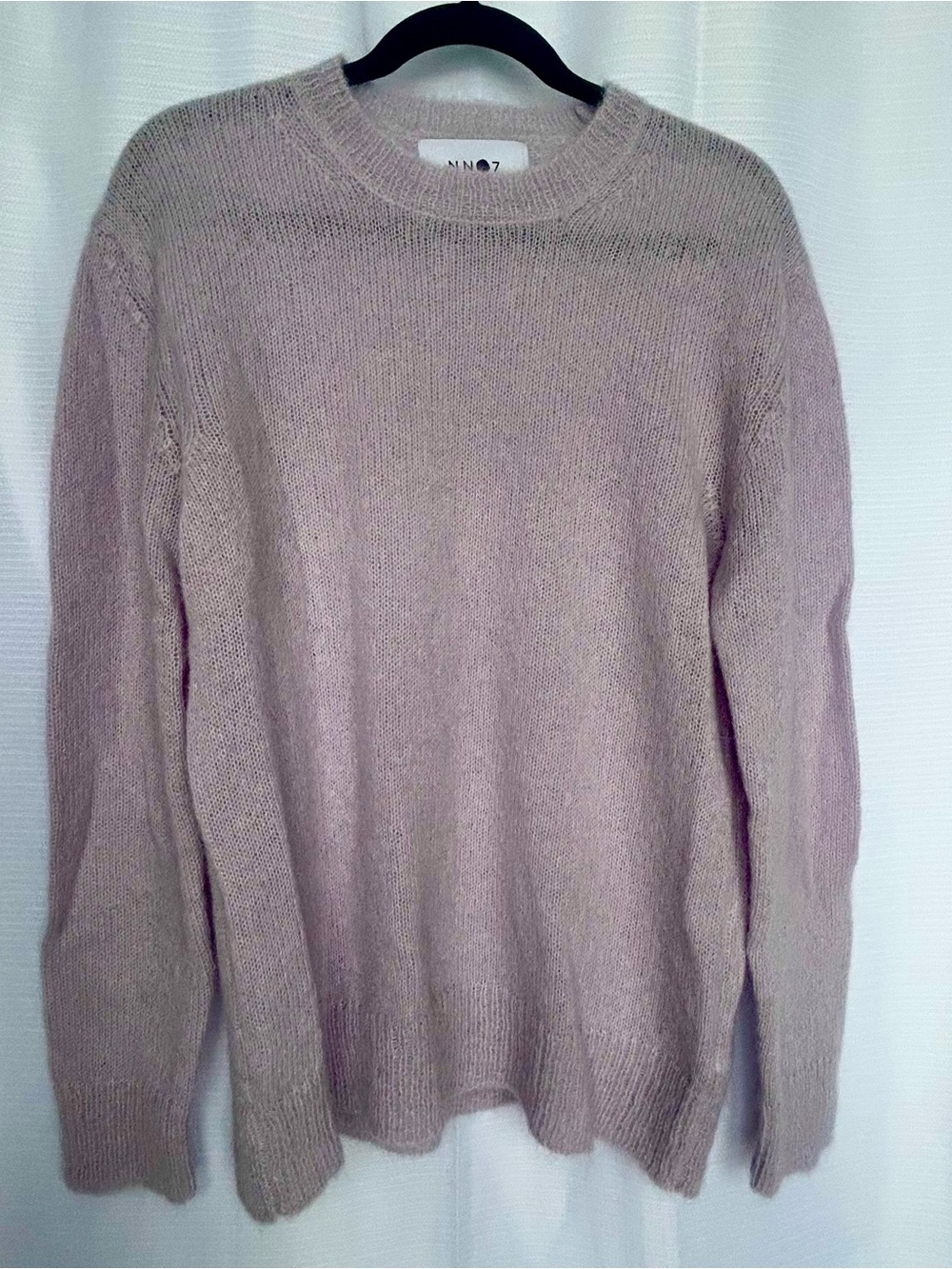 NN07 “No Nationality 2006” Soft Knit Crewneck Sweater - Light Mauve / Purple